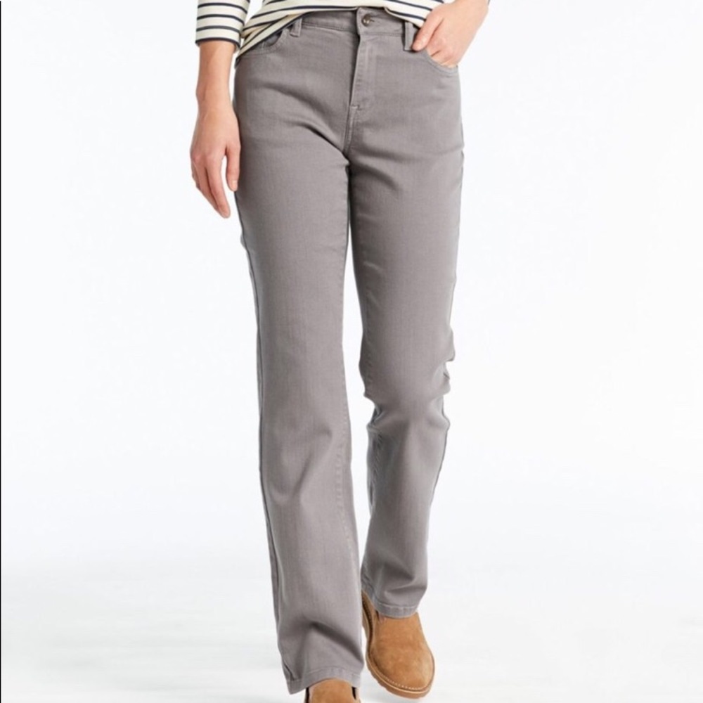 NWOT LL Bean Gray Classic Fit Jeans